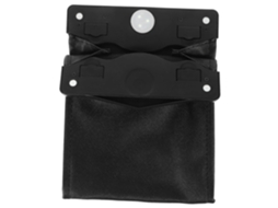 Bolsa Organizadora De Couro Preto Para Carro Com Luz Embutida E Lixeira.