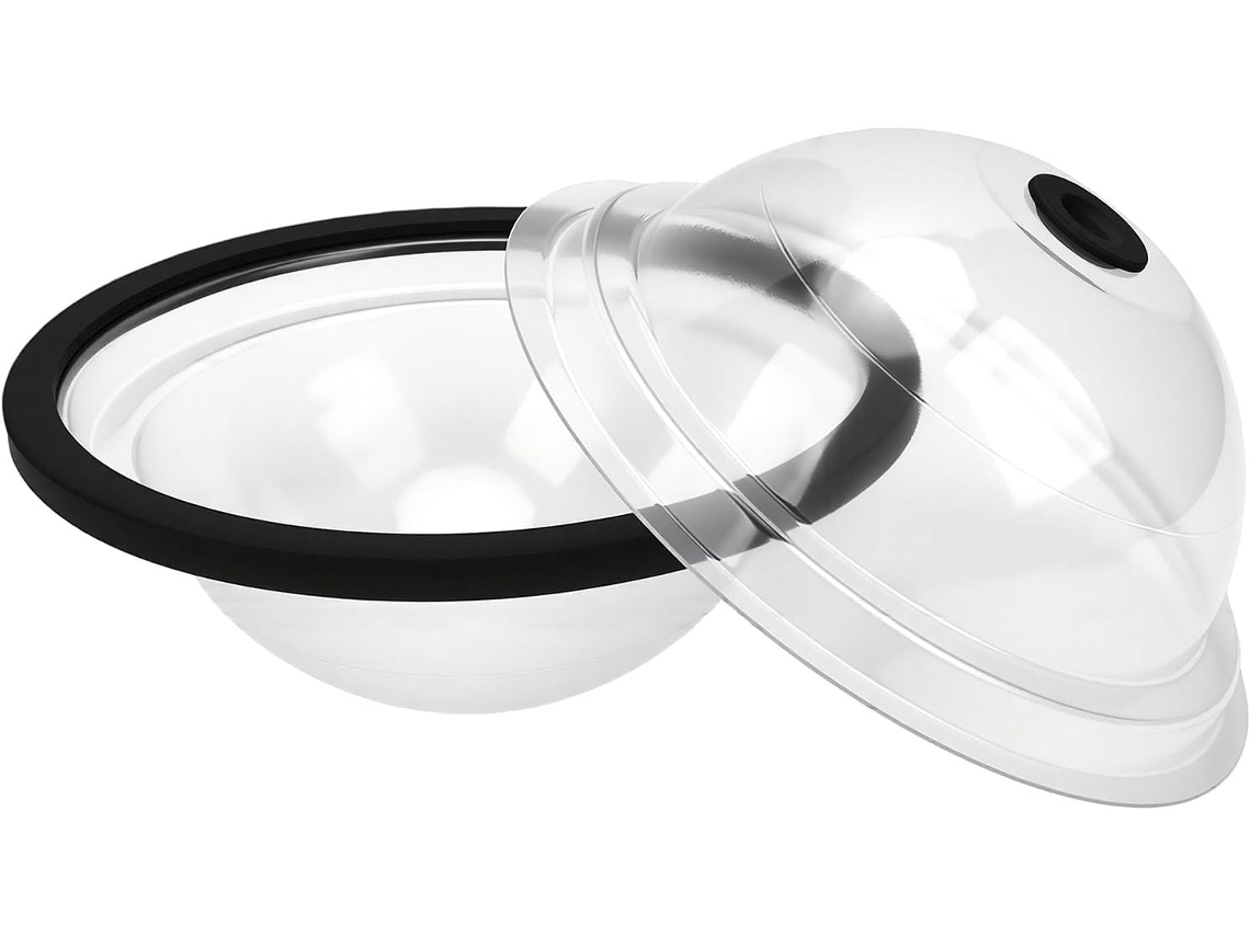 Forma Gelo Gloglow, Transparente, Gran Capacida , Silicone E Plástico, Mol Gelo