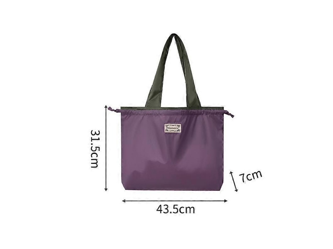 Sacola de Compras Dobrável e Impermeável, com Grande Capacidade e Resistente Ao Desgaste, Adequada para Ser Carregada no Ombro Ou na Mão. GOKOCO