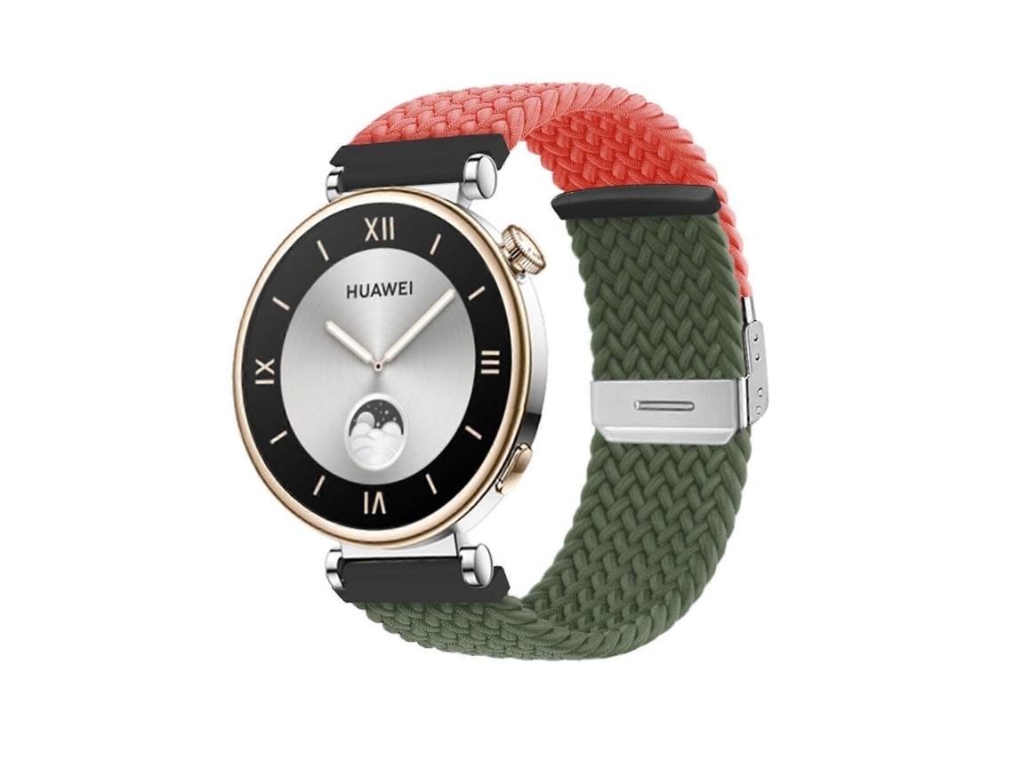Pulseira De Nylon Trançado Com Fivela Integrada Para Huawei Watch Gt4 41mm