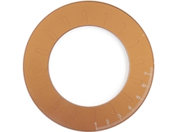 Régua Geométrica Redonda De 5 Polegadas, Régua De Metal Para Desenho