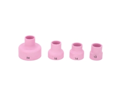 4pcs Copas De Soldadura Cerámica De 1.6mm Com Filtro De Aço Inoxidável Para Torchas Wp9 20 25 17 18 26 Tig