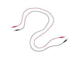 2 Cabos De Teste Com Conector Banana Macho De 4mm, 10a, Em Plástico E Cobre