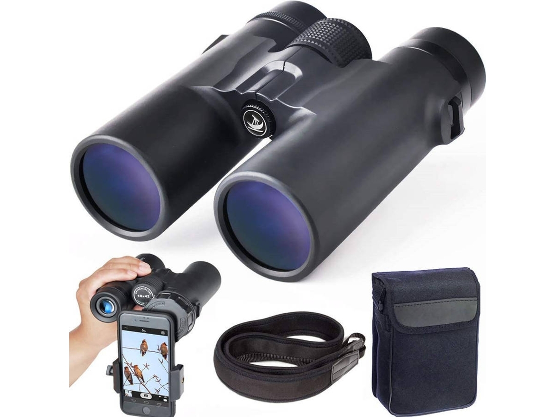Binóculos ENZONS Compactos de Bolso 10X42 com Visão Clara para Observação de Pássaros Viagens Concertos Caça Verde,Exércit-Exército Verde