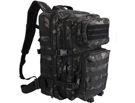 Mochila Tática de Ataque 3P com Bandeira Noturna Americana 45L