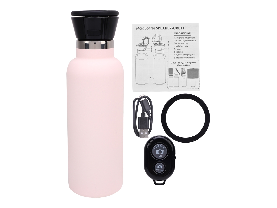 Laxiscreed Water Cup Alto-falante À Prova D'água Com Conexão Magnética E Resistência Ip65