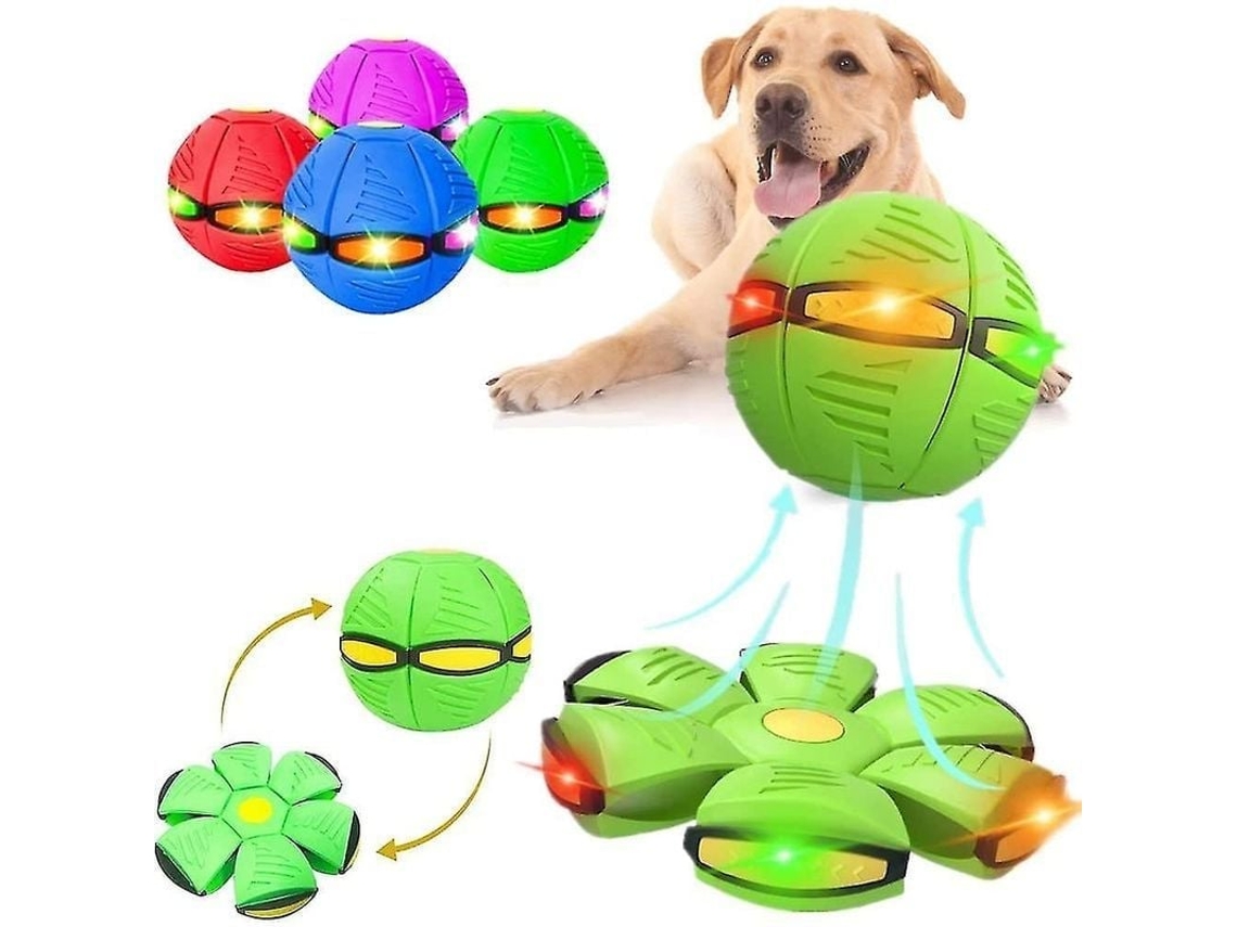 2026 brinquedo para Cães Bola Placa Voadora Mágica de Abs Ecológico com Modos Intercambiáveis e Cores Variadas