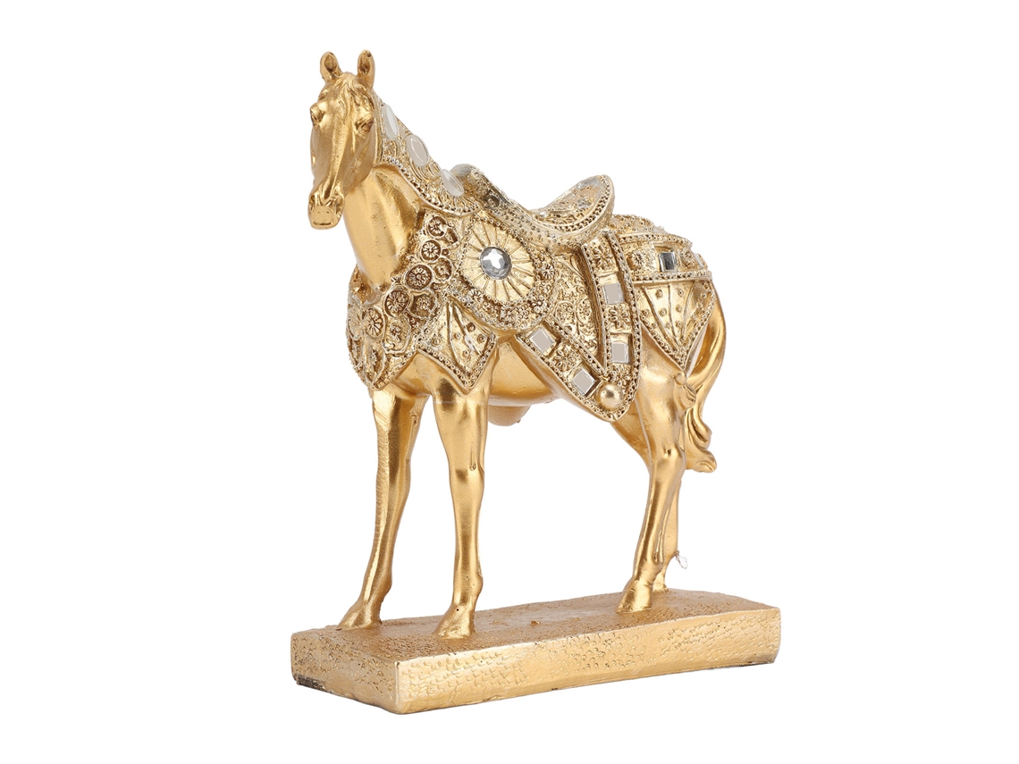 Estátua de Cavalo em Resina Decorativa MARCA