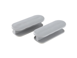 Laxiscreed Pack De 2 Tínhulas Para Armários, Sem Parafusos, Cor Cinza, Para Portas E Caixilharias
