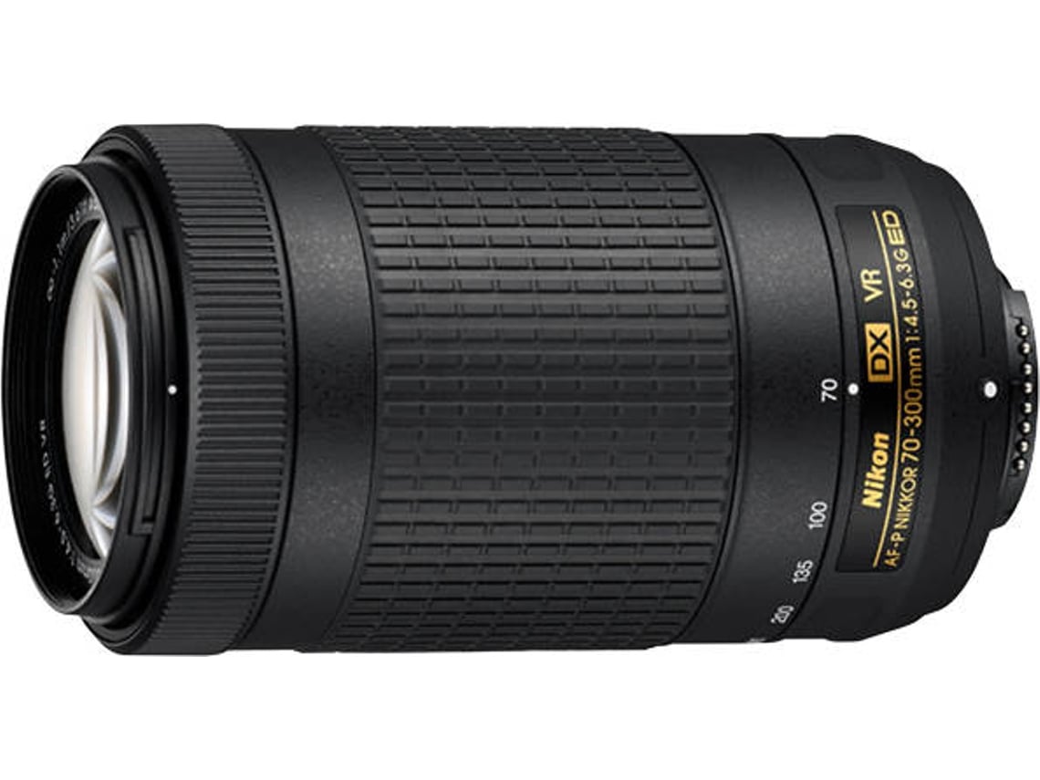 Objetiva NIKON AF-P DX NIKKOR 70-300mm f/4.5-6.3G ED VR (Preto