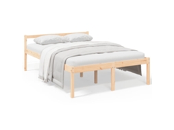 Cama para Idosos 120x200 Cm Pinho Maciço MAISON EXCLUSIVE