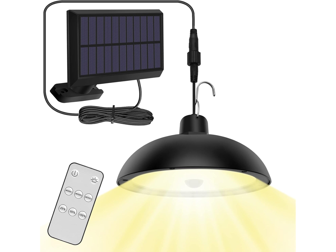 Lanterna Solar Para Áreas Externas, Luzes Solares Para Galpões Para Uso Interno E Externo, Luzes Pendentes Alimentadas Por Bateria Com Controle Remoto