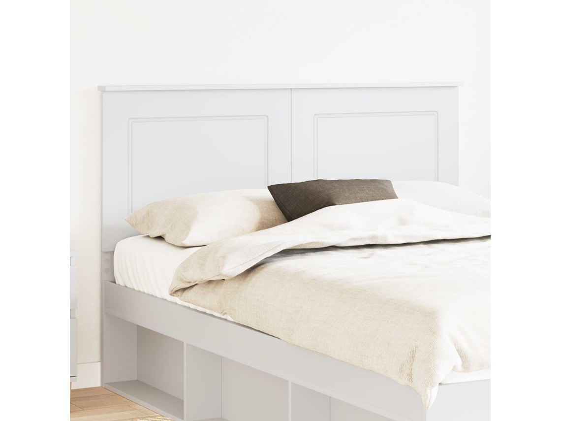 Vidaxl Cabeceira Branco 100 Cm Madeira Engenheirada