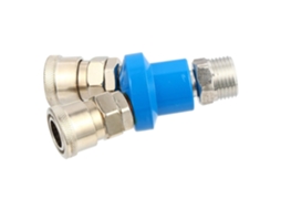 Conector Pneumático De Engate Rápido Para Compressores De Ar De Aço E Ferro Fundido.
