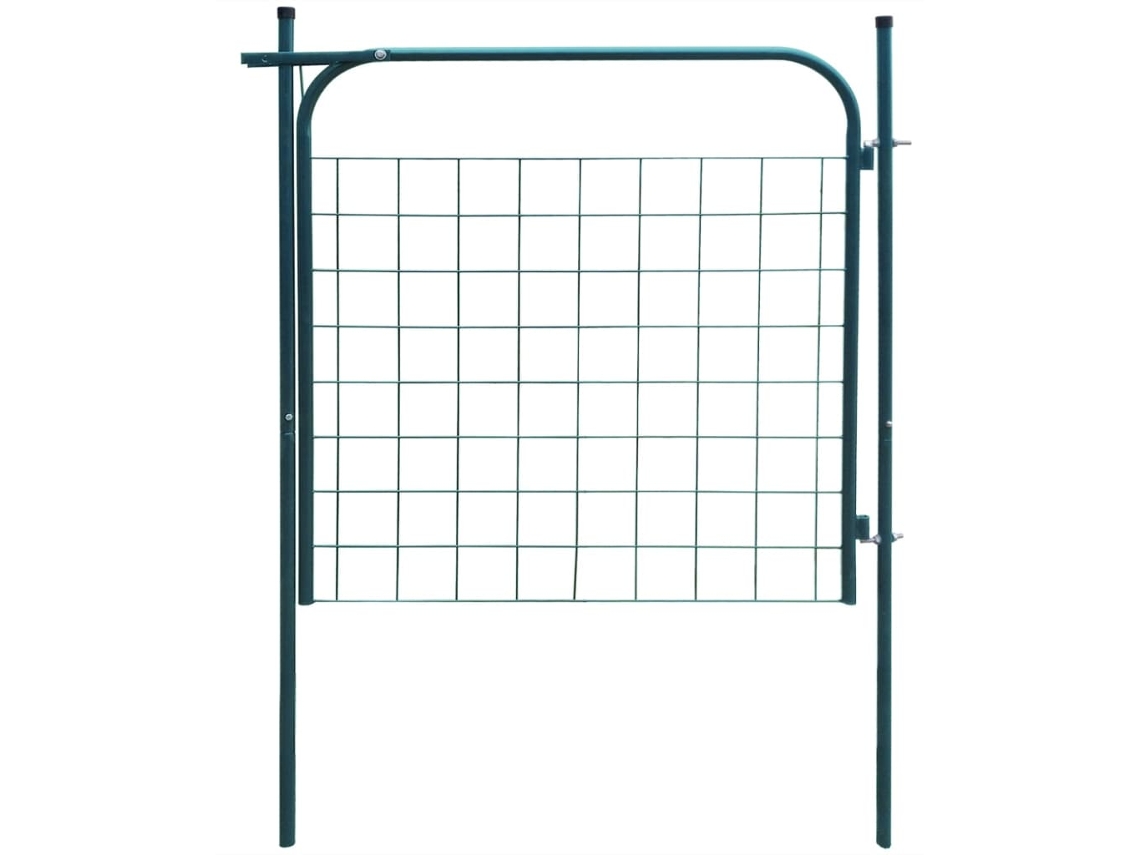 Fence Gate, Fence Gates Vidaxl Verde Aço (100 X 100 Cm)