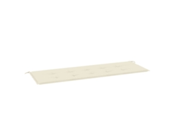 Garden Bench Cushion, Garden Bench Cushions Vidaxl Creme Tecido (150 X 50 X 3 Cm)