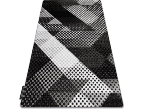 Tapete DYWANY LUSZCZOW Intero Balance 3D (Cinzento - 120 x 170 cm - Polipropileno)