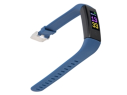 Business pulseira Esportiva Inteligente Smartband Relógio Fitness Pedometer Monitor de Saúde Carregamento Usb Azul Ip67