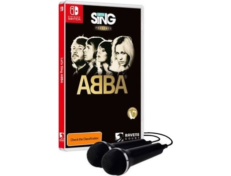 Jogo Nintendo Switch Let's Sing Abba + 2 Microfones