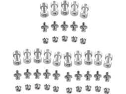 Conjunto de 45 Peças de Acessórios para Câmera: Suporte de Luz com Parafuso e Conversor. SFUSHOS
