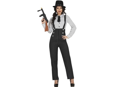 Fato de Mulher GUIRCA Gangster Milionário Com Calcinha  (S = 36/38)