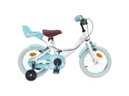 Vidaxl Bicicleta Infantil 14 Polegadas Para 3 A 5 Anos Branco