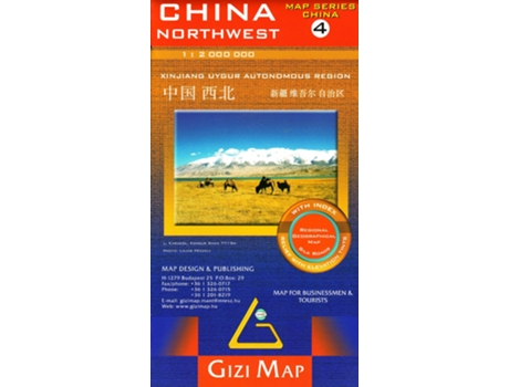 Livro China Northwest geographical Xinjiang Uygur autonomous Regio de Gizi (Inglês)