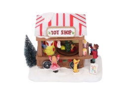 Casa de Música Natalina com Luzes Carrinho de Comida Decorativo Árvore de Natal S/MARCA