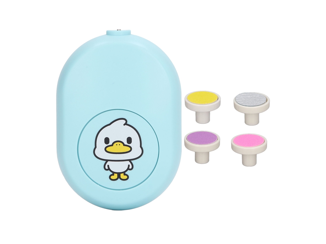 LAXISCREED: Trimer de Unhas Bebê com 4 Cabeças Azul