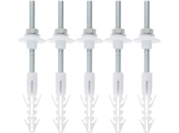 Kit Completo De Parafusos Fixação Para Pia Parede Baluue, Em Aço Inoxidável Resistente, Com 5 Peças Para Instalação