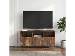 Vidaxl Gabinete Para Tv Com Gaveta Carvalho Fumado 102 X 34,5 X 50 Cm