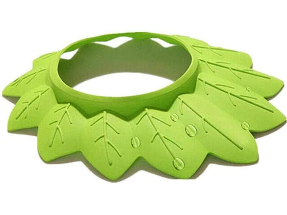 Touca De Banho Infantil Poenvfpo, Macia E Confortável, Elástica E Segura Para Banho, 1-unidade, Material Eva, 32cm Verde