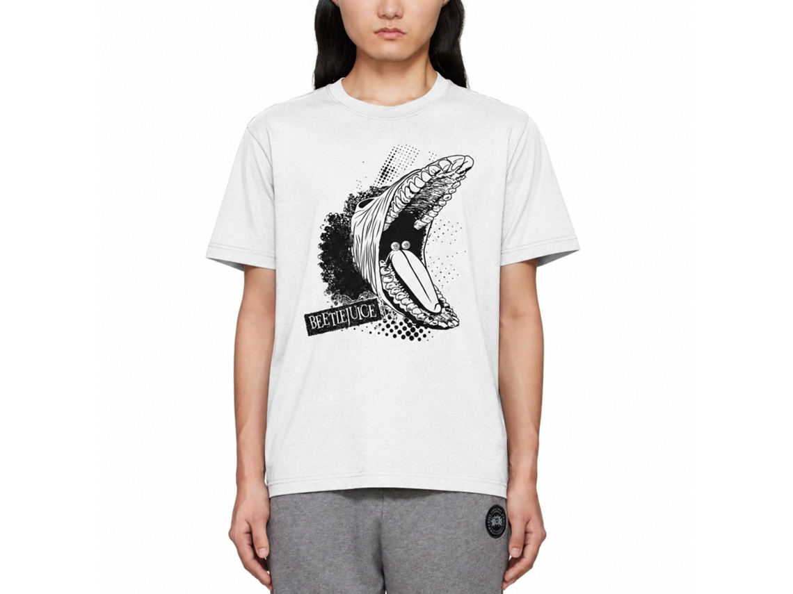 Rockinstone Beetlejuice Barbara Monster White T-shirt Size:xxl