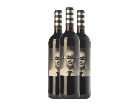 Vinho UVAS FELICES Sospechoso Vino de la Tierra de Castilla Garrafa Magnum (1.5 L - 3 Unidades)