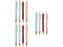 Conjunto De 12 Canetas Esferográficas Metal Ciieeo Para Uso No