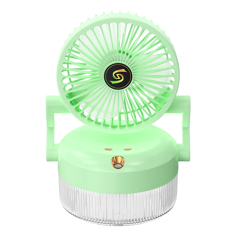 (verde) Resfriador De Ar De Mesa Recarregável De 800 Ml Com Umidificador