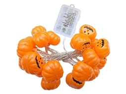 Lanternas LED Pequenas para Halloween, 2,5m 20 Luzes | S/MARCA