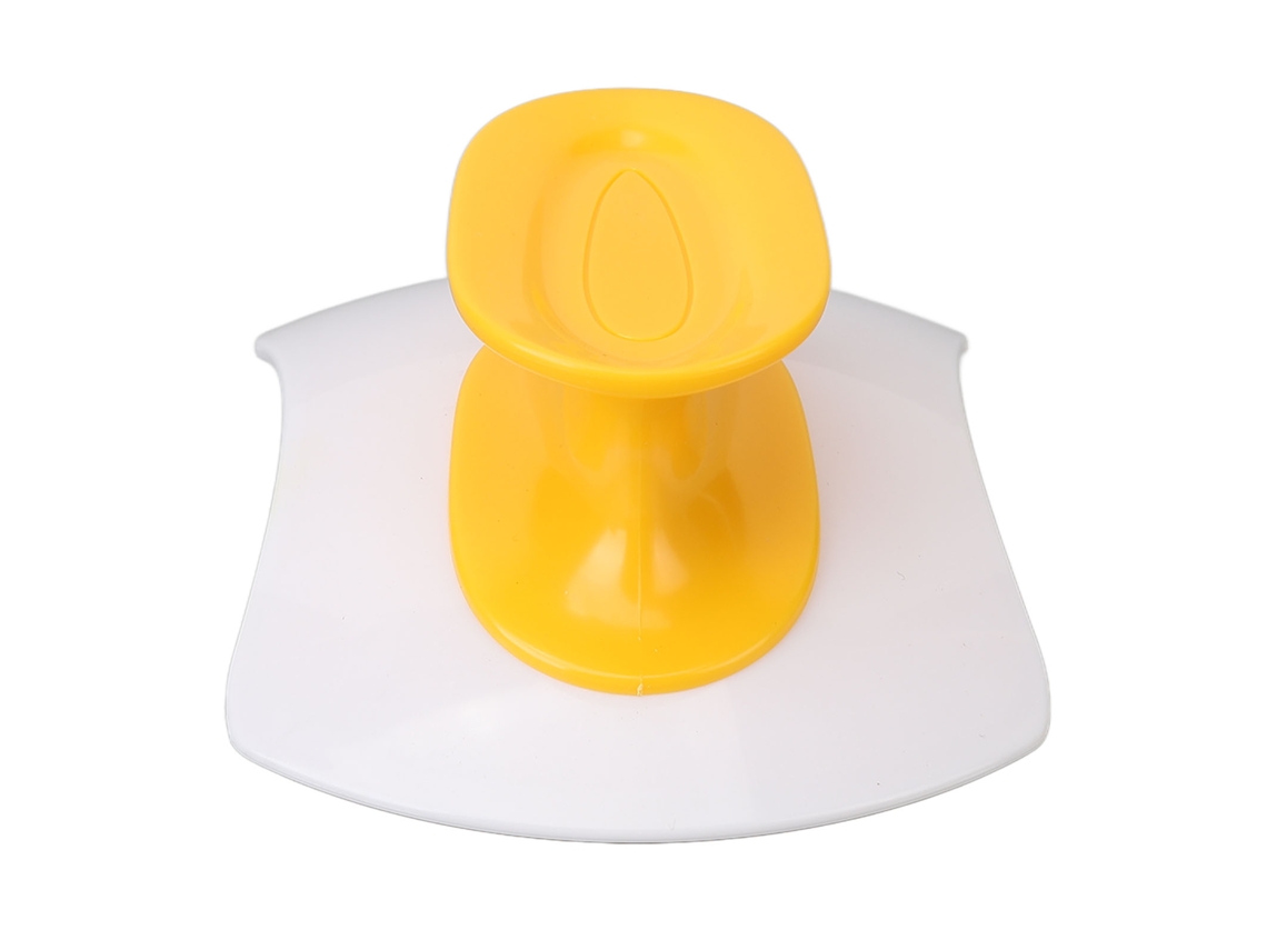 Escova De Shampoo De Silicone Com Cerdas Macias Para Massagem Do Couro Cabeludo Multifuncional Amarela