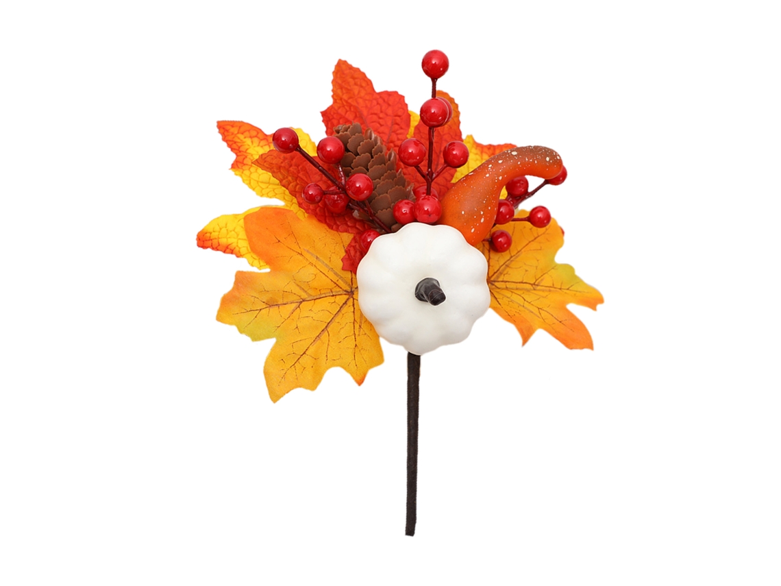 Coroa De Folhas De Maple Adorno Halloween Outono Decoração