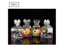 Caixas de Presente de Natal em Pvc Transparente, Embalagem com 20 para Doces Forma Maçã, Ergonômico, Uso Diário STELASPLEN