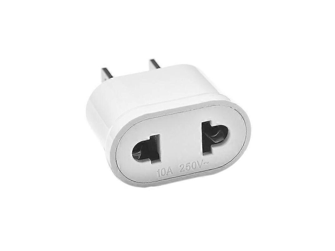 Adaptador De Viagem Universal De Parede Ca Com Plugue Dos Eua E Da Ue Para, Ca 250 V(branco)