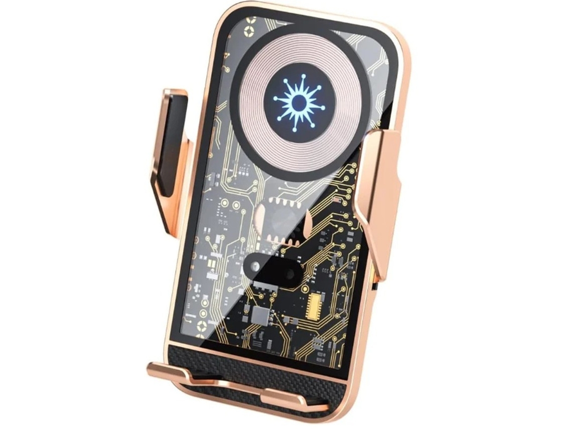 Suporte Carro Sem Punk Fixação Rápida Yizhood Dourado