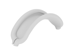Aetheria capa para Banda Lavável Macia Silicone Protetor para Fones Ios Earbuds Max Cinza Claro