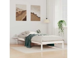 Vidaxl Cama com Mesas Laterais Branco 80 X 220 Cm