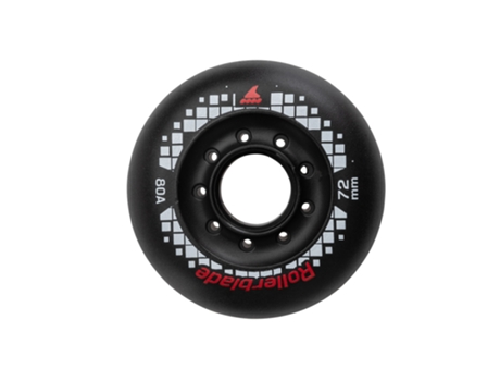 Conjunto de 4 rodas com patins ROLLERBLADE Apex 72/80A