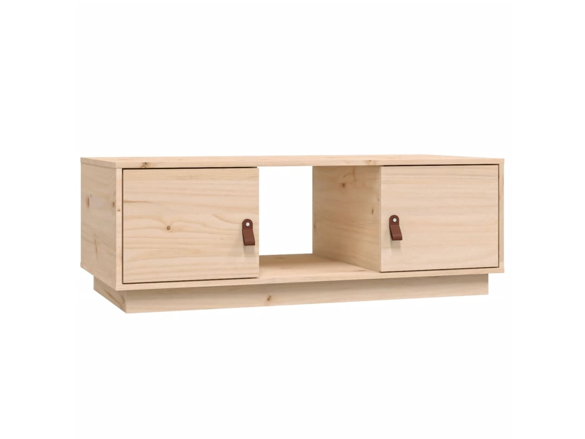 Mesa de Centro 100x50x35 Cm Pinho Maciço MAISON EXCLUSIVE