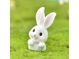 Figura Decorativa De Resina Coelho Adorável Sem Cheiro