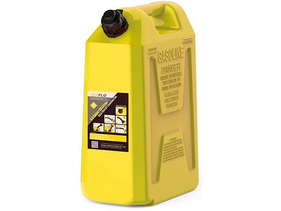 Lata de Combustível Diesel 5L Dourado 260 X 130 X 275 Mmseaflo
