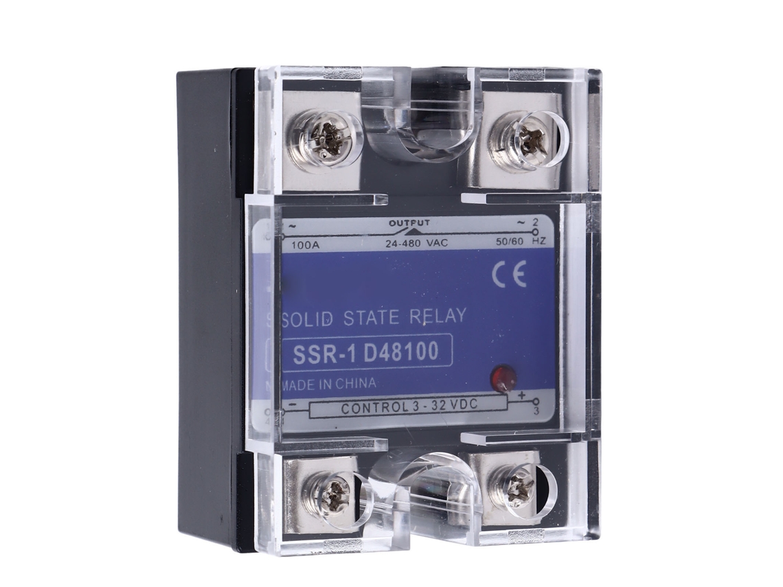RELE SSR 60A HKJ, entrada DC 3‑32V, saída AC 24‑480VAC