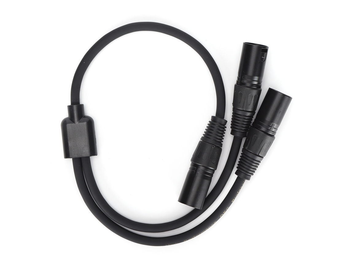 Cabo Splitter Xlr Mali Duplo 0.5m com Fio de Cobre